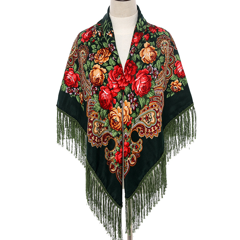 Bandana Cotton - 135*135cm kobiety w stylu rosyjskim duży