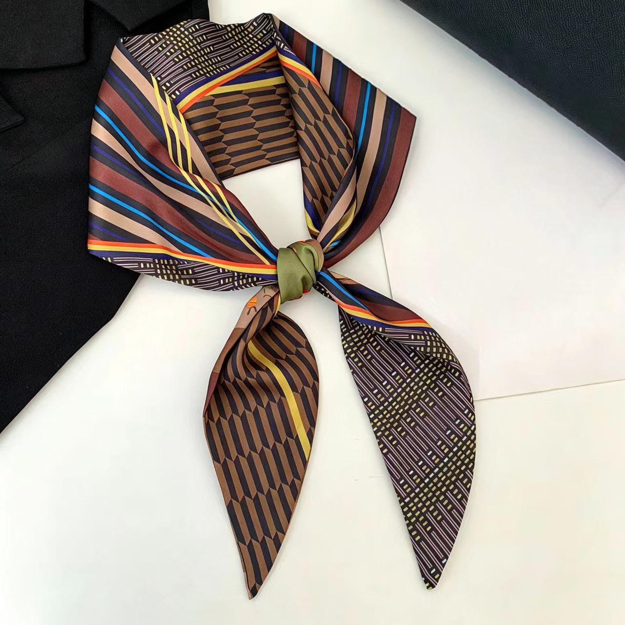 Luksusowa Apaszka Jedwabna z D – Head Wrap Turban recenzja i cena