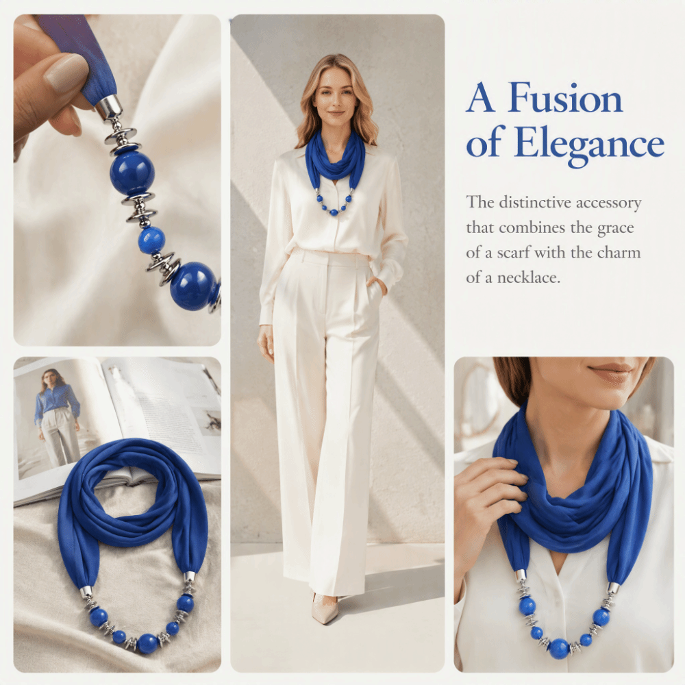 Modny szalik z szyfonu w jedno – Infinity Scarf Knit recenzja i cena