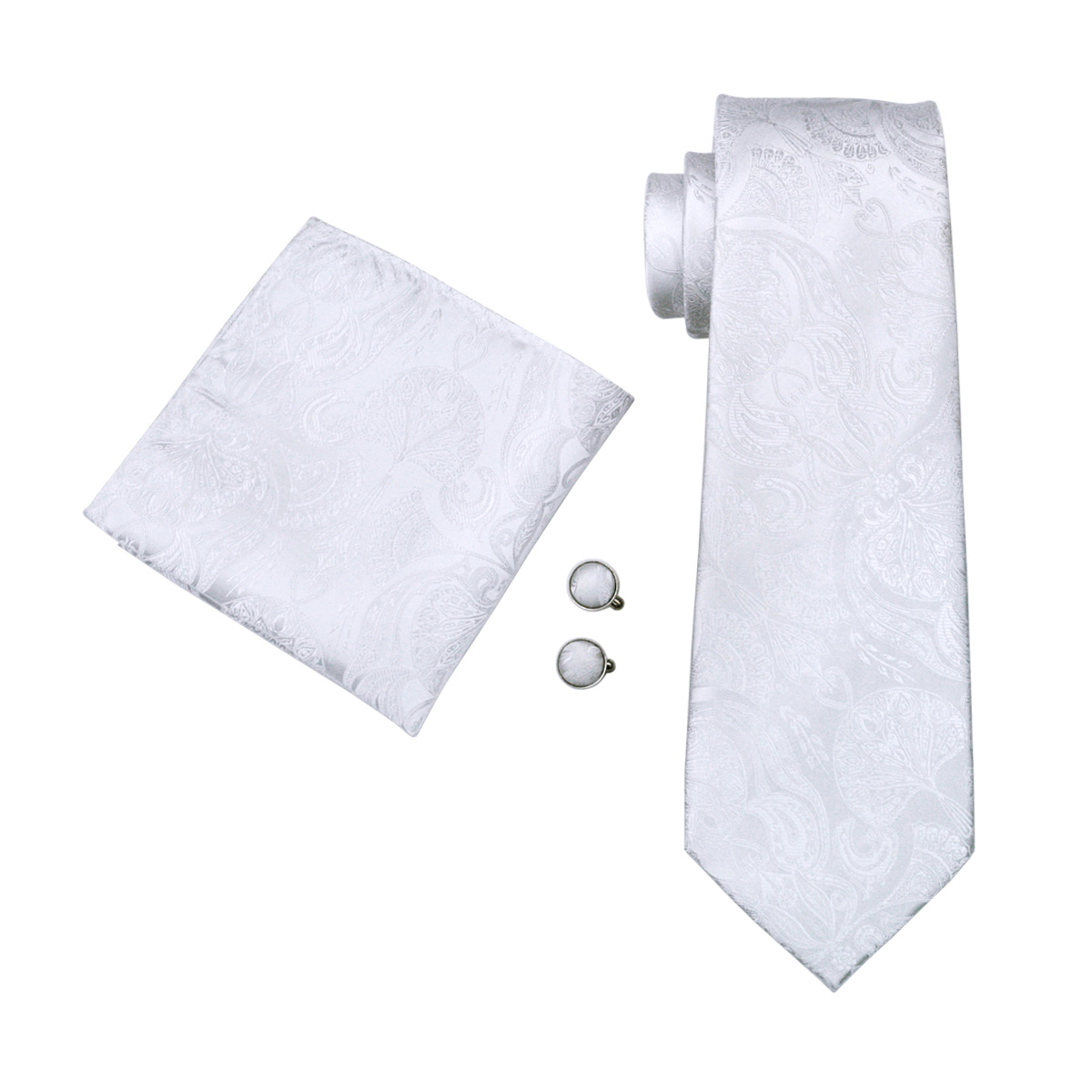 FA-393 Krawat męski Biały Pais – Silk Tie Striped recenzja i cena