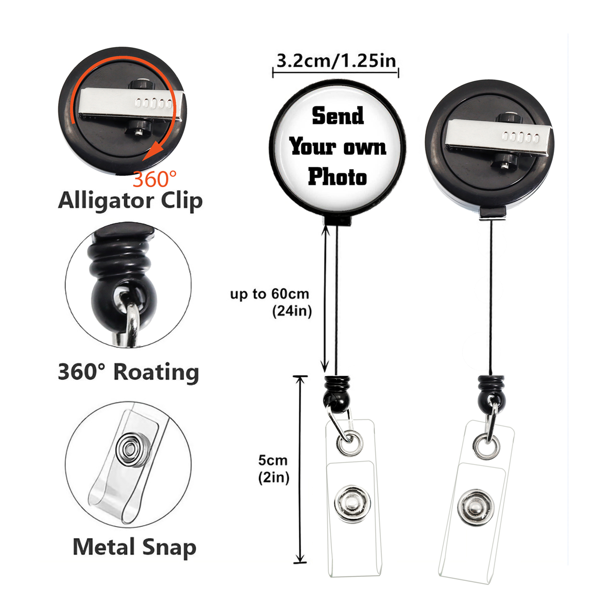 Personalizowany, świecący iden – Lanyard Badge Holder recenzja i cena