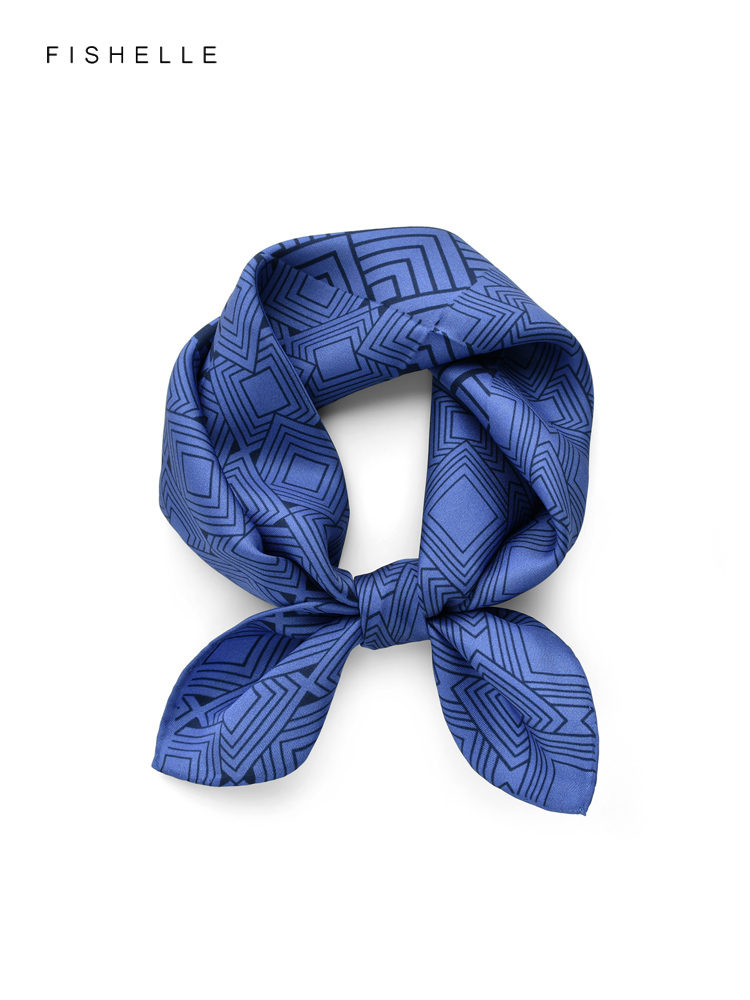 Chiński klasyczny niebieski bi – Silk Neck Scarf recenzja i cena