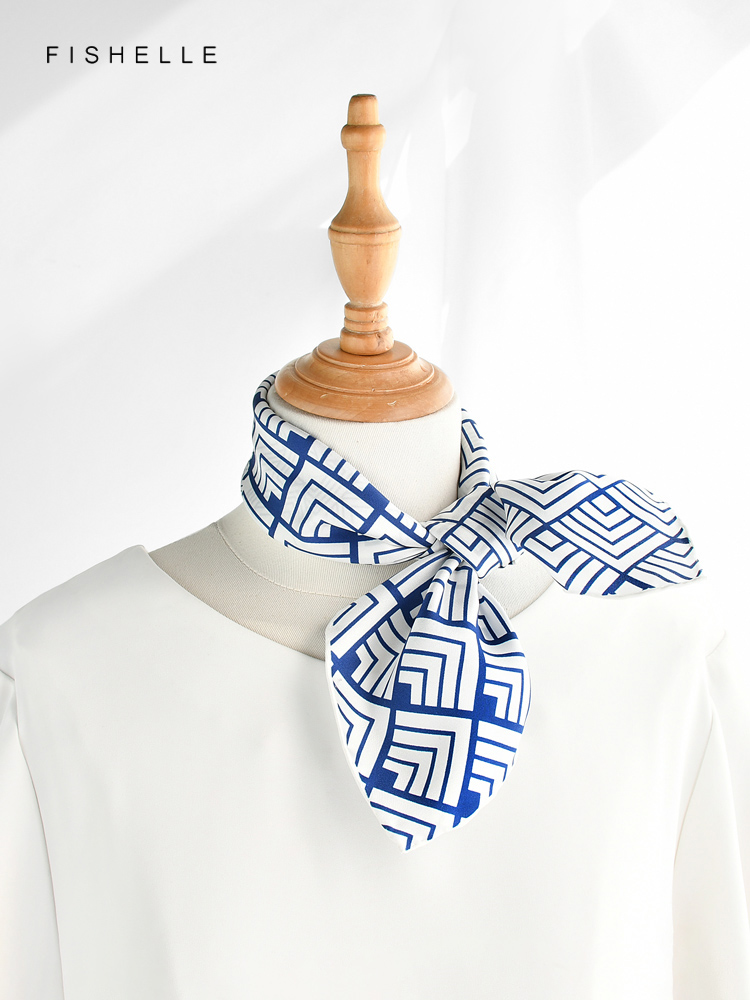 Chiński klasyczny niebieski bi – Silk Neck Scarf recenzja i cena
