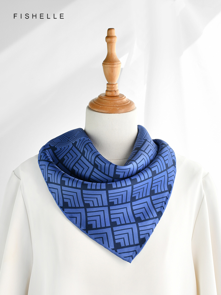 Chiński klasyczny niebieski bi – Silk Neck Scarf recenzja i cena